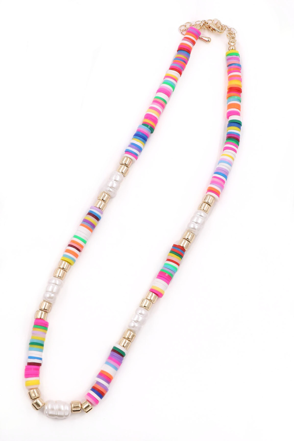MULTI Rubber Bead Necklace Necklaces