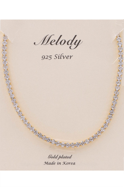 Sterling Silver Cubic Zirconia Necklace