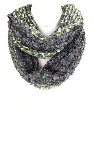 Open Weave Infinity Scarf