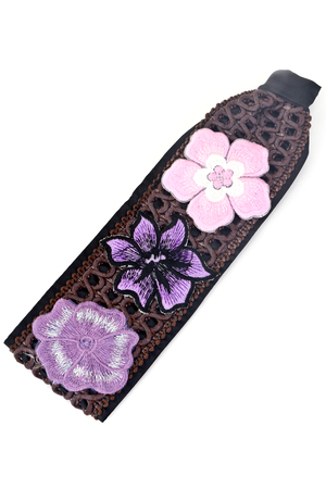 Woven Floral Print Headband