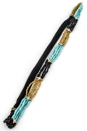 GOLD-TURQUOISE-BLACK