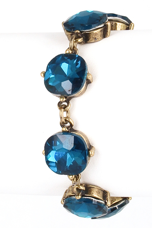 BRONZE OX-BLUE ZIRCON