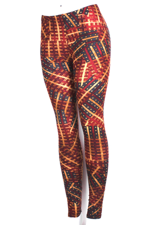American Flag Brushed Leggings