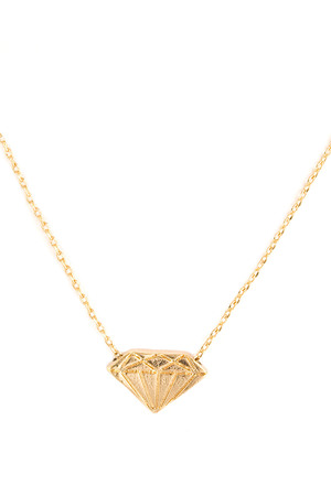 Metal Diamond Delicate Necklace