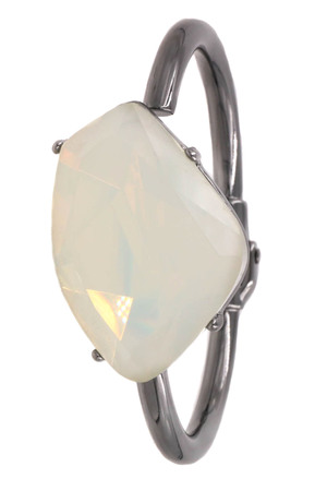 Glass Stone Bangle Bracelet