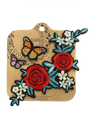 Rose/Butterfly Patch