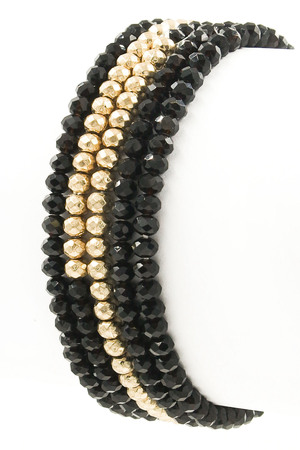 Faceted Bead Wrap Necklace/Bracelet