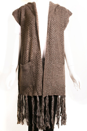 Pocket Fringe Tassel Vest