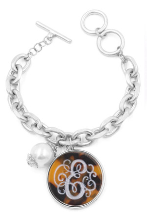 Monogram Disc Chain Bracelet