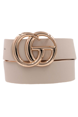 Double Metal Buckle Belt