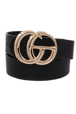 Double Metal Buckle Belt