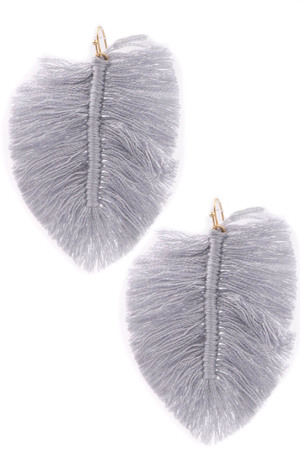 Cotton Leaf Earrings