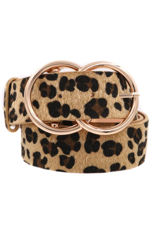 Leopard Ring Belt