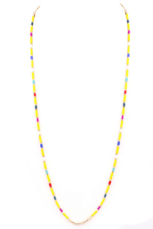 Seed Bead Long Necklace
