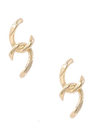 Brass Chain Earrings