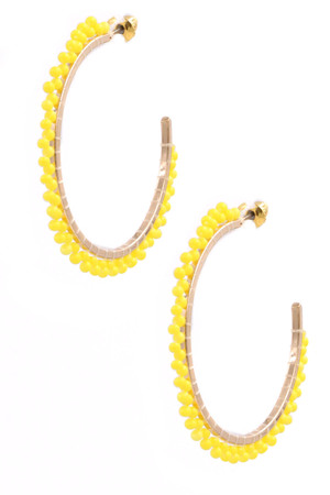 Seed Bead Cluster Earrings