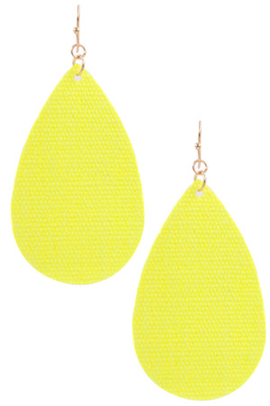 Fabric Drop Earrings