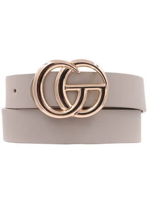Double Metal Ring Buckle Belt
