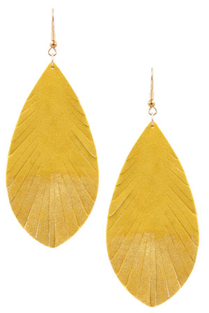 Genuine Leather Earrings