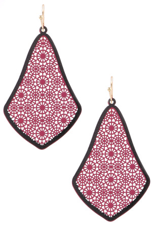 Teardrop Metal Earrings