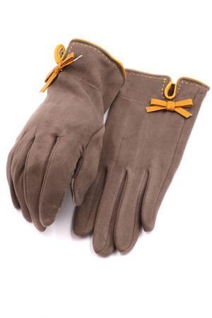 Faux Suede Smart Glove