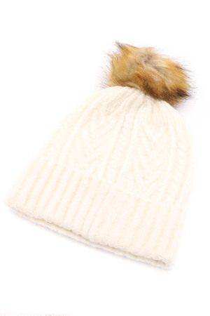 Knit Pom Beanie