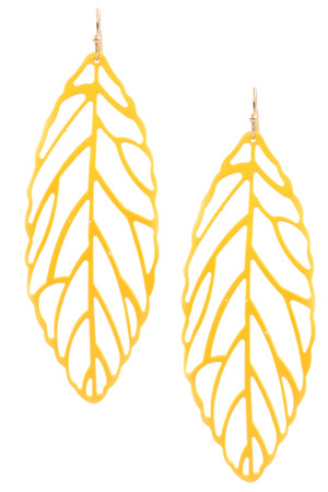 Leaf Drop Earrings