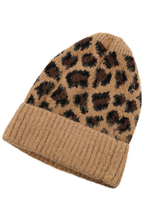 Leopard Print Beanie