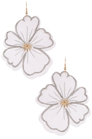 Floral Mesh Earrings