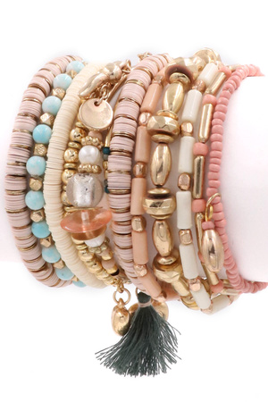 Assorted Bead Bracelet Set