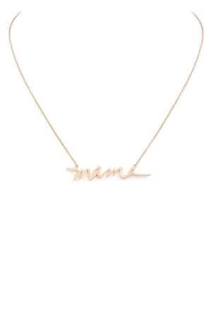 Brass Mama Necklace