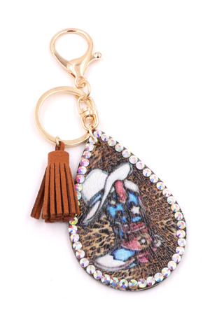 Rhinestone Cowboy Key Chain