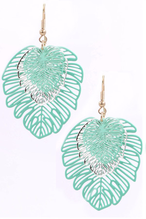 Philodendron Drop Earrings