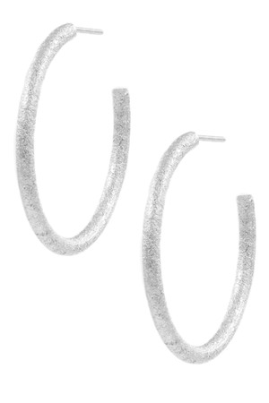 Metal Opened Hoop Earrings