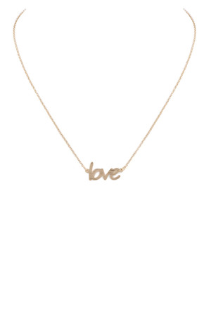 LOVE Pendant Necklace