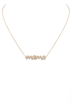 MAMA Pendant Necklace