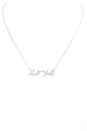 XOXO Pendant Necklace