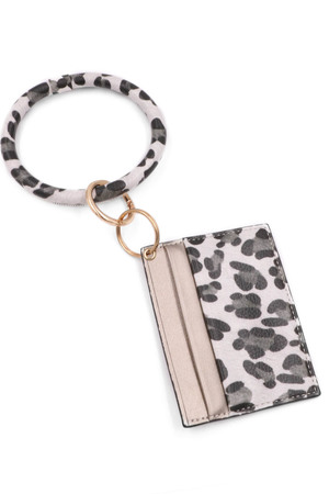 LEOPARD WHITE GRAY