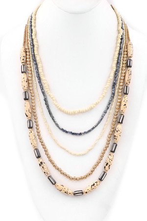 Bead Layered Necklace