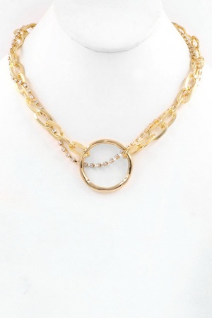 Ring Layered Necklace