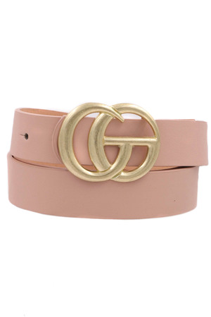 Metal Buckle Thin Belt