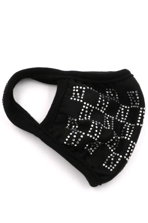 Rhinestone Cotton Mask