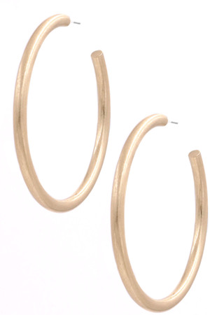 Metal Hoop Earrings