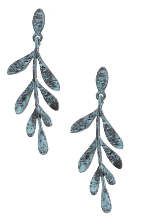 Leaf Drop Earrings