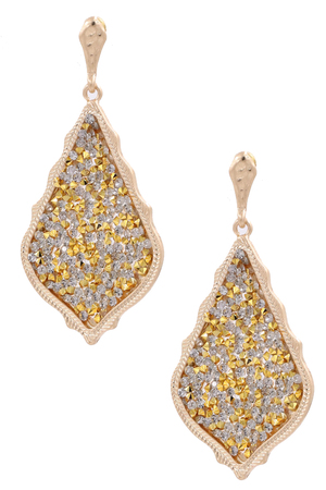 Teardrop Rhinestone Earrings