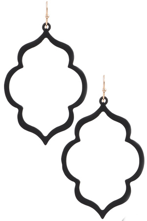 Matte Moroccan Drop Earrings