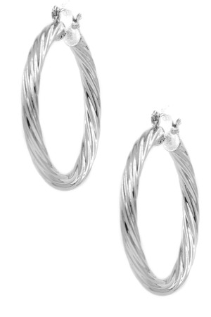 Metal Hoop Earrings