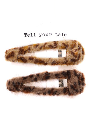 Faux Fur Hair Clip