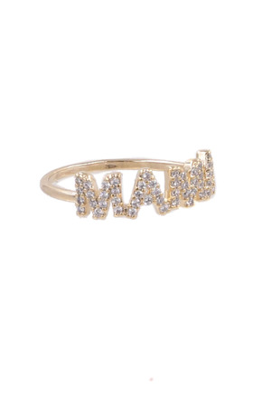 Brass Metal MAMA Ring