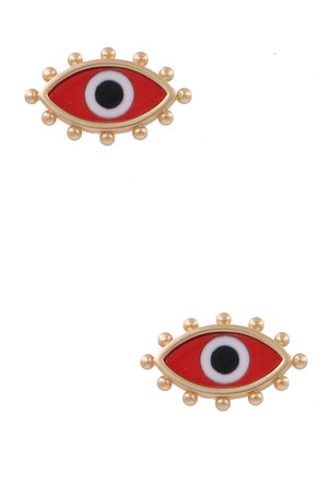 Metal Eye Earrings